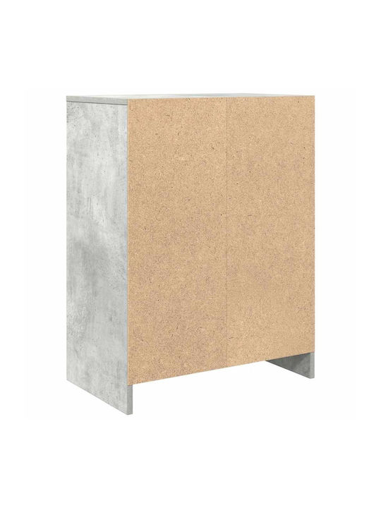 Ντουλάπι Γραφείου Ξύλινο Γκρι 57x34x76cm