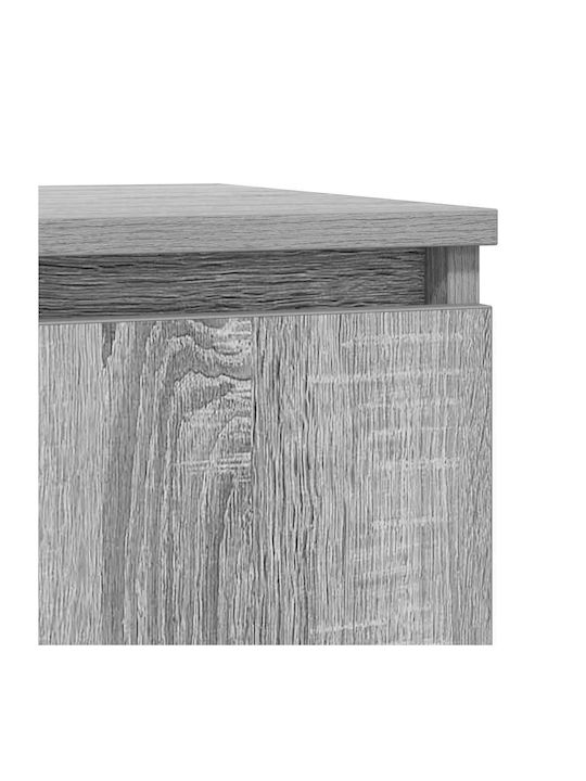 Συρταριέρα Γραφείου Ξύλινη Γκρι Sonoma 71x35x65cm