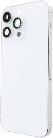 Apple Iphone 14 Pro Max Middle Frame Back Cover Silver