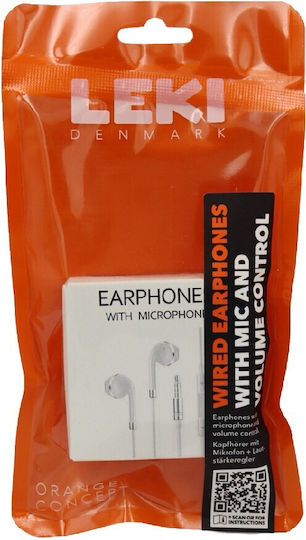 Hoco In-ear Handsfree Headphones with Connector 3.5mm White