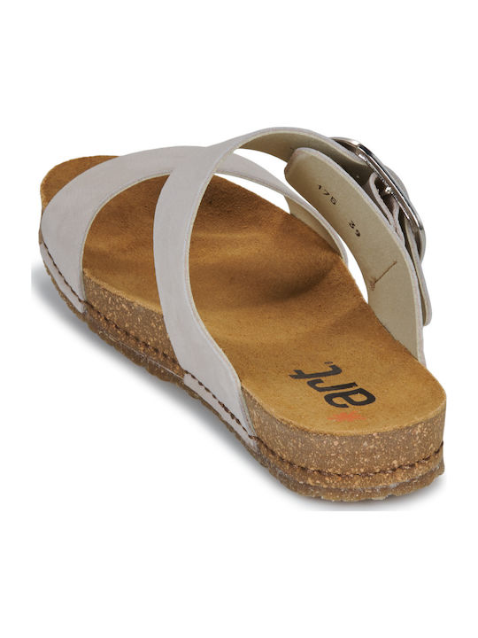 Flache Sandalen für Damen in Weiß Farbe