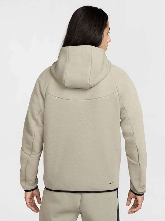 Tech Tech Fleece Geacă Cu Glugă Bej