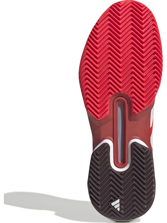 adidas Adizero Ubersonic 5 Men's Tennis Shoes for Clay Courts Red