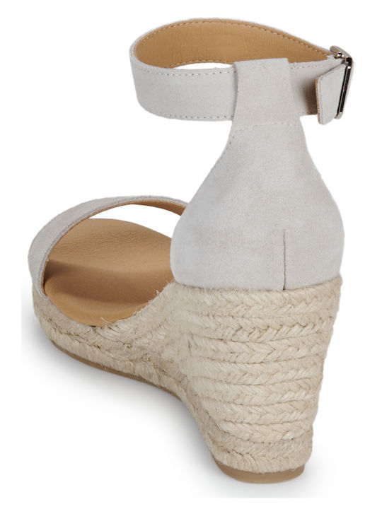 Indali Platforme Dama Tip Espadrile Albe