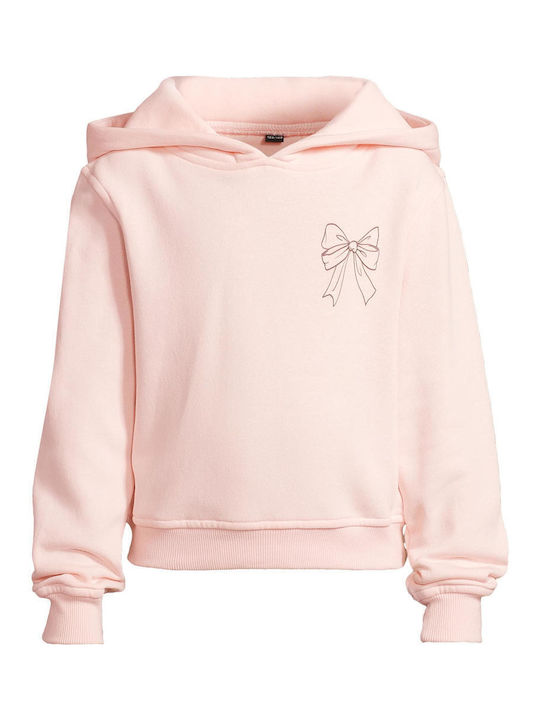 Set Hanorace Copii cu Glugă și Buzunare White, Pink