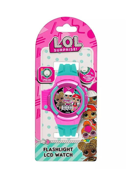 Disney Ceas digital pentru copii Lol Surprise cu curea din cauciuc/plastic Multicolor