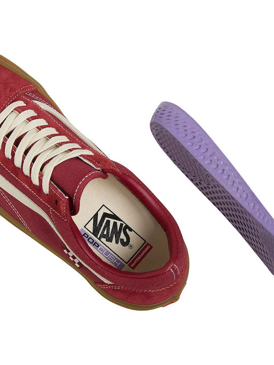 Skate Old Skool Дамски Плоски Маратонки Red / Gum