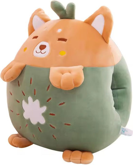 Jucărie de pluș multifuncțională Dimensiuni 25x30x30cm Pătură pufoasă Dimensiuni 180x100cm Model Kiwi Culoare Verde Abyz
