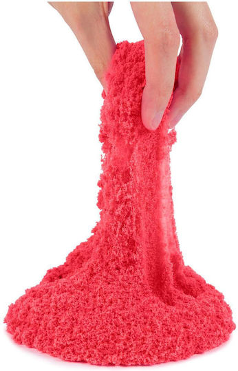 Spin Master Играчка за строене с пясък Kinetic Sand Refill Неоново Червено 227гр за деца 3+ години