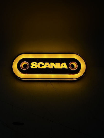 Side Volume Light Neon Scania Orange 24v
