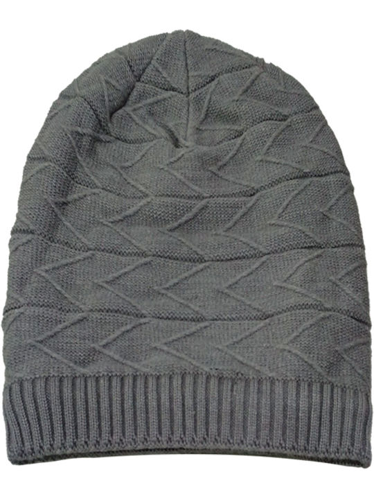 Gift-Me Beanie Unisex Beanie Knitted Light Gray