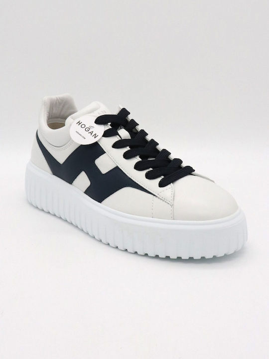 Allacciato H Sneakers White-Blue