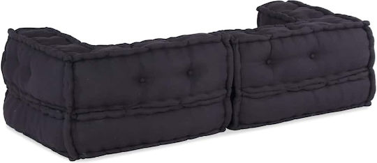 vidaXL Sitzsack Vielseitig Wasserdicht Grauer 140x70x36cm
