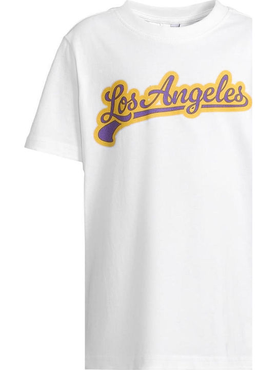 Σετ Παιδικά T-shirts Λευκά Los Angeles Compton