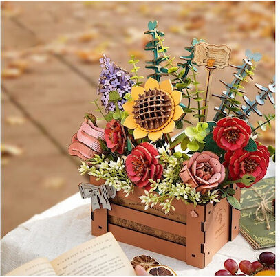Rowood Wooden Bloom Box Puzzle 3D 658pcs