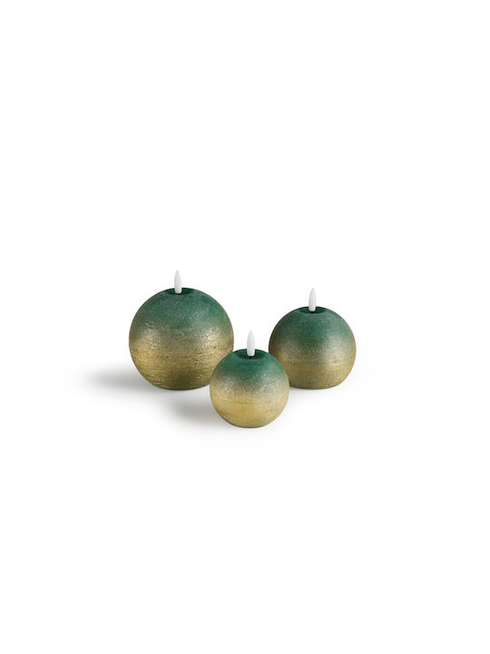 Lifa-Living Decorative Lamp Wax Polish Green 3pcs