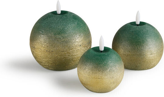 Lifa-Living Decorative Lamp Wax Polish Green 3pcs