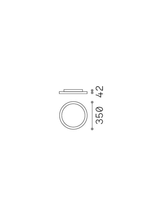 Ideal Lux Deckenleuchte LED Ideal Lux Deckenleuchte LED