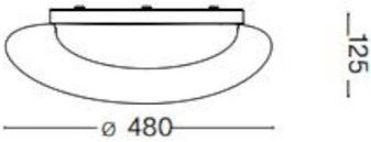Ideal Lux Πλαφονιέρα LED Ideal Lux Πλαφονιέρα LED