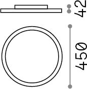 Ideal Lux Πλαφονιέρα LED Ideal Lux Πλαφονιέρα LED