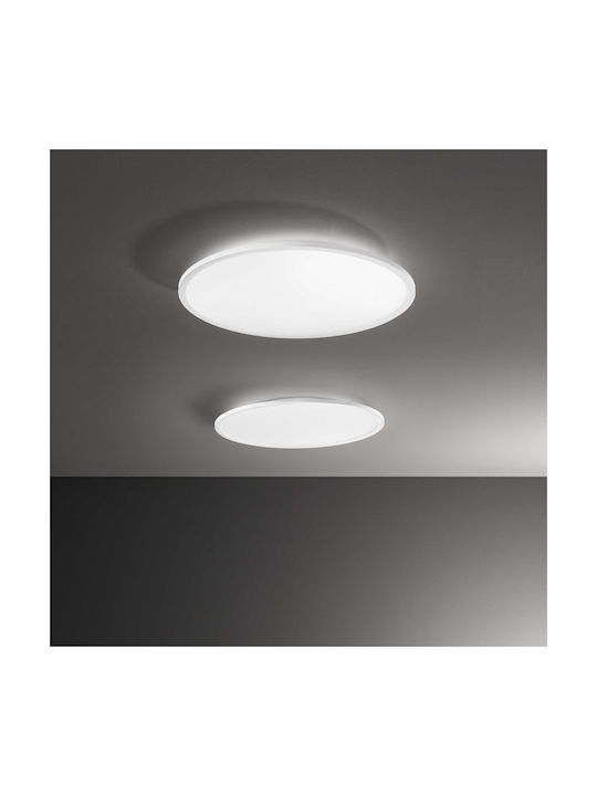 Ideal Lux Πλαφονιέρα Οροφής Λευκή με Ενσωματωμένο LED