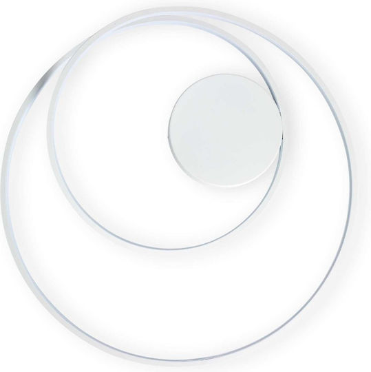 Ideal Lux Таванно осветление Бяла с Вграден LED