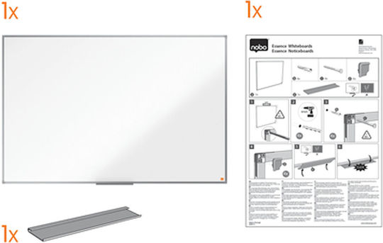 Nobo Magnetic Hanging Dry Erase Board 120x150cm