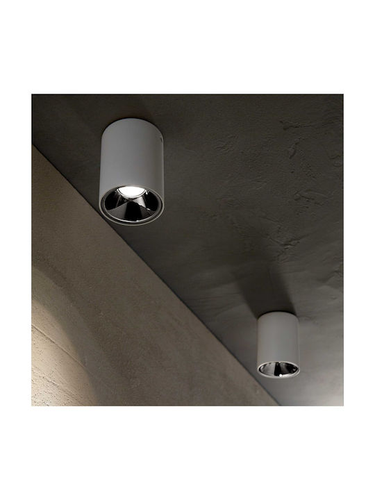 Ideal Lux Single LED Warm White Spot in White Color