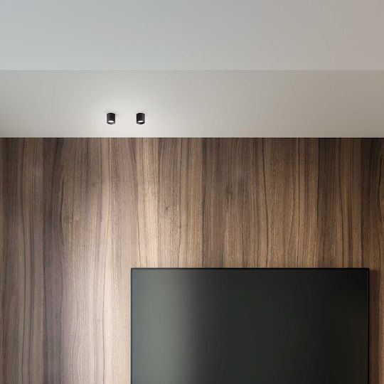 Ideal Lux Einzel LED Warmes Weiß Spot in Schwarz Farbe