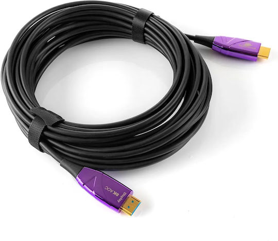 Spacetronik HDMI 2.1 Ultra High Speed 48Gbps 4K 120Hz HDR VRR Kabel HDMI-Stecker - HDMI-Stecker 10m Schwarz