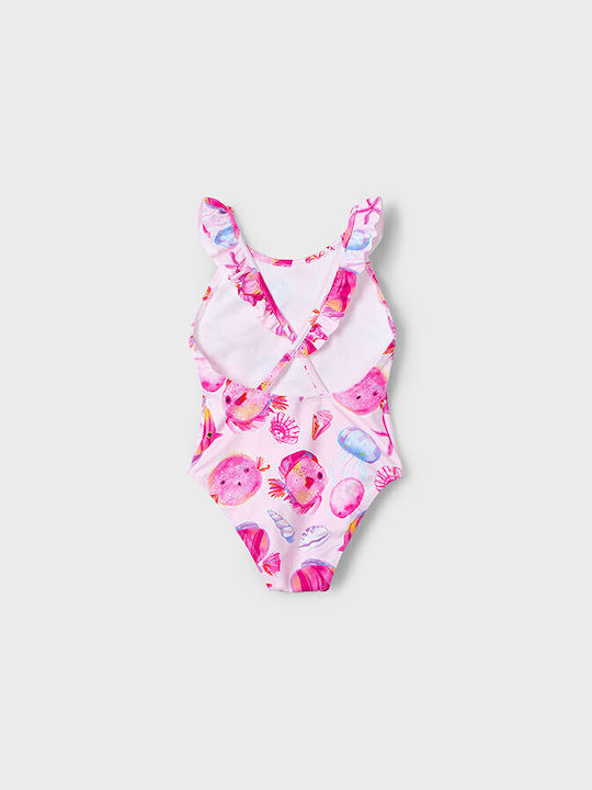 Mayoral Kids Swimwear One-Piece Fuchsia