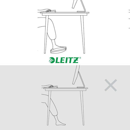 Leitz Υποπόδιο Γραφείου με Ρυθμιζόμενη Κλίση