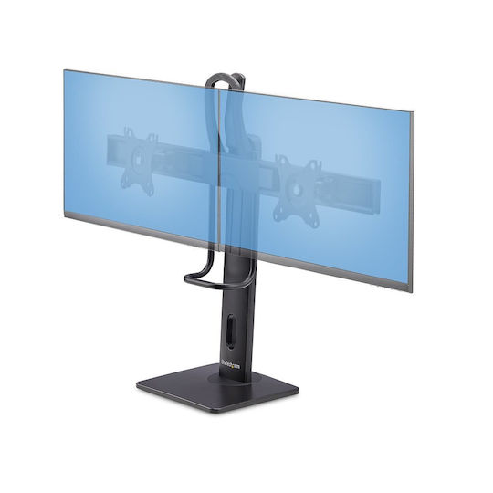 StarTech Crossbar Стойка за 2 Монитори до 27" Черна