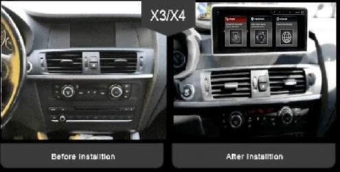 LM Digital Car Audio System for BMW X3 / X4 / X4 (F26) 2011-2016 (Bluetooth/USB/AUX/WiFi/GPS/Apple-Carplay/Android-Auto) with Touch Screen 10.25"