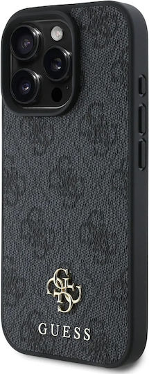 Guess Back Cover Μεταλλικό Γκρι (iPhone 16 Pro)