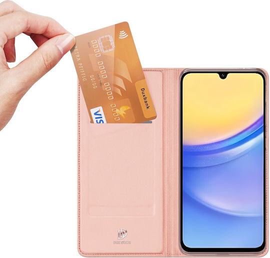 Dux Ducis Skin Pro Wallet Leather / Silicone Pink (SAMSUNG A16 5G, DUX DUCIS)