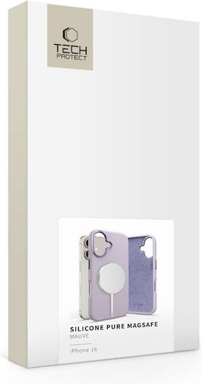 Tech-Protect Back Cover Silicone Purple (iPhone 16)