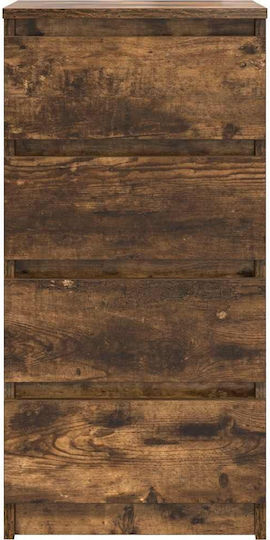 vidaXL Office Storage Drawers & Cabinets Wooden Brown 37.5x35x76cm