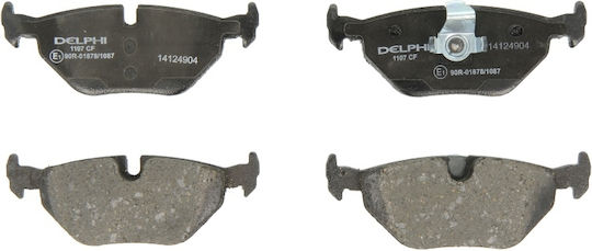 Delphi Σετ Τακάκια Πίσω για BMW E39