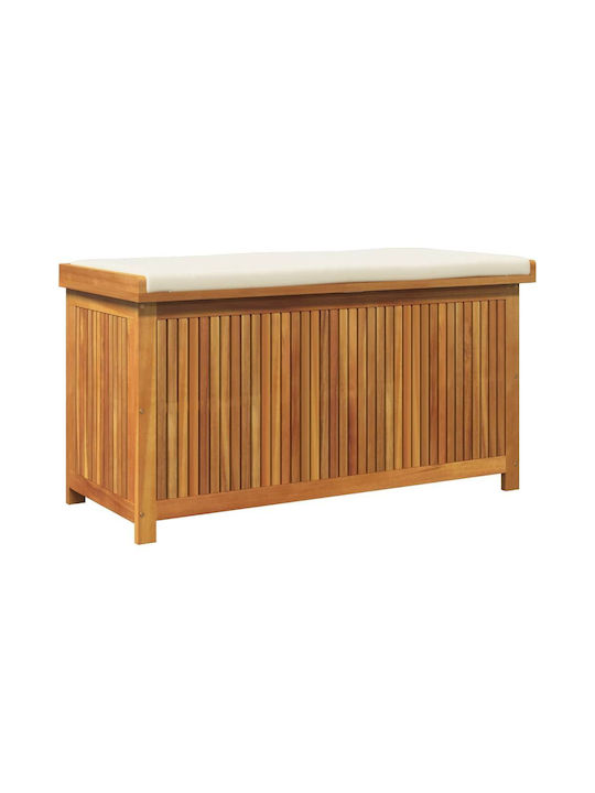 Vidaxl Outdoor Cushion Box 113x50x60.5 cm Solid Acacia Wood Vidaxl Outdoor Cushion Box 113x50x60.5 cm Solid Acacia Wood