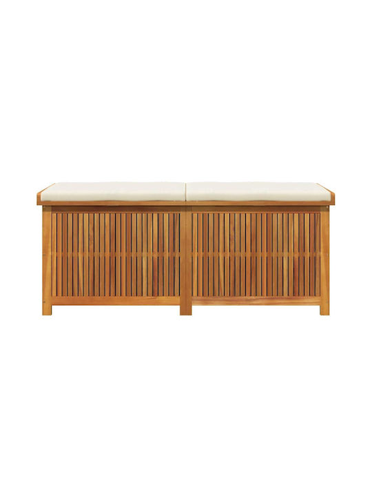 Outdoor Cushion Box 150x50x60.5 cm Solid Fir Wood Brown 150 x 50 x 60.5 cm