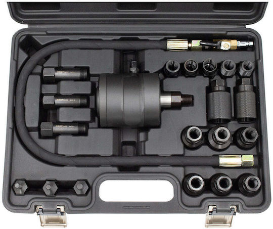 Pneumatic Injector Extractor Tool Set 1000 Nm 21 Pieces Gebo Tools