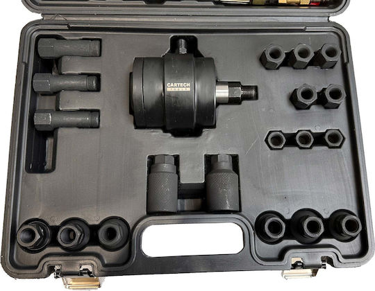 Pneumatic Injector Extractor Tool Set 1000 Nm 21 Pieces Gebo Tools