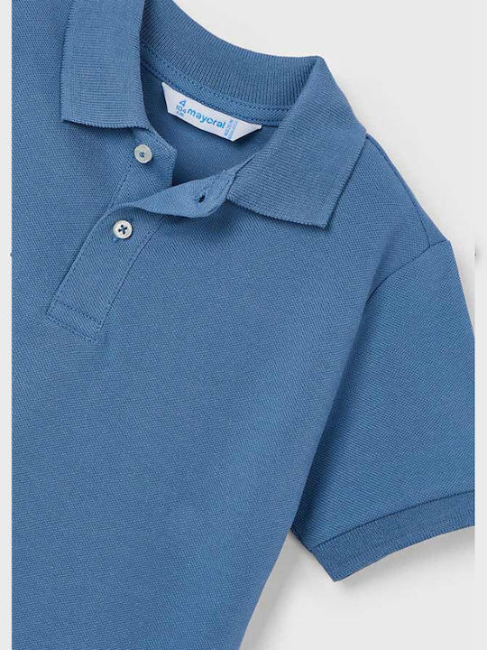 Kids' Polo Short Sleeve Sea Blue
