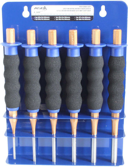 Set 6 Rubber Handle Screwdrivers