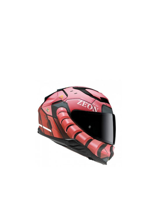HJC F71 Zaku Bandai Namco Motorradhelme Vollgesicht ECE 22.06 Gewicht 1500gr mit Sunvisor