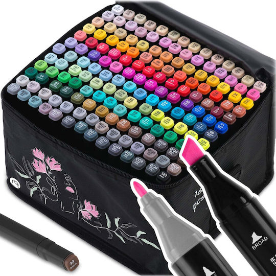 Nukido Zeichenmarker 2mm Dicke Set 168Stück