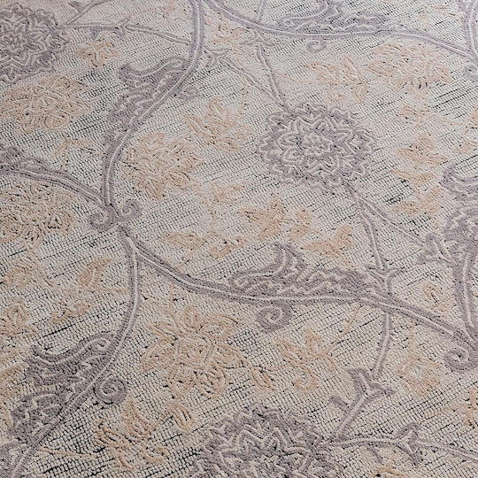 Laura Ashley Endale Soft Lucrat manual Covor Rectangular Bej