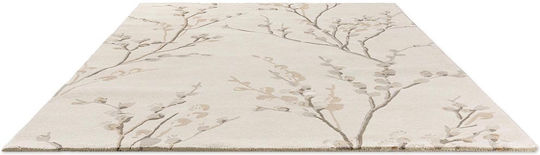 Laura Ashley Pussy Willow Lucrat manual Covor Rectangular Gri