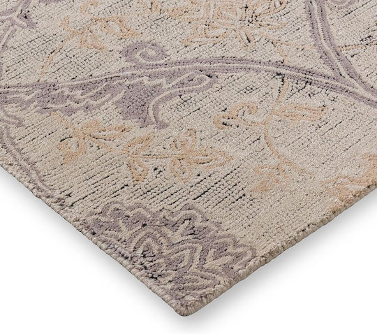 Laura Ashley Endale Soft Lucrat manual Covor Rectangular Bej